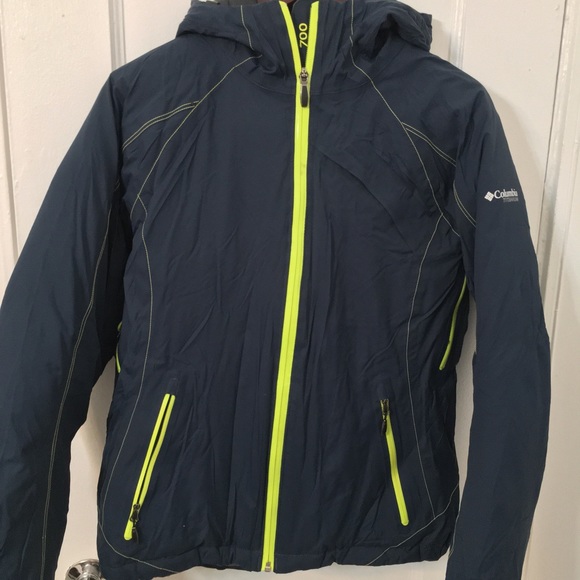 Columbia 700 Thermal Comfort Omni Heated Winter Jacket Navy-Blue Women Size S - Picture 9 of 15